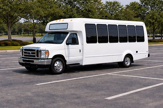 20-passenger minibus available for charter in Nashville, TN